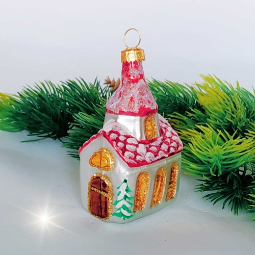 Bombka szklana KOŚCIÓŁ 1 sztuka