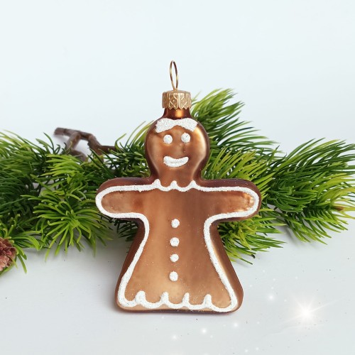 Bombka szklana PIERNIK Dziewczynka mała 1 szt.