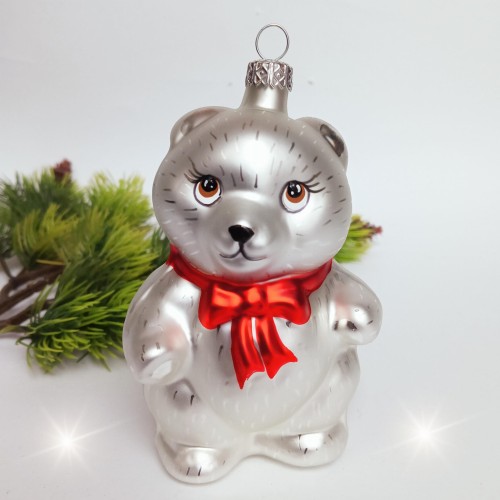 Bombka szklana MIŚ niedźwiedź