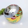 Bombki szklane MOTYW Z PRL okrągłe 10 cm/6 szt