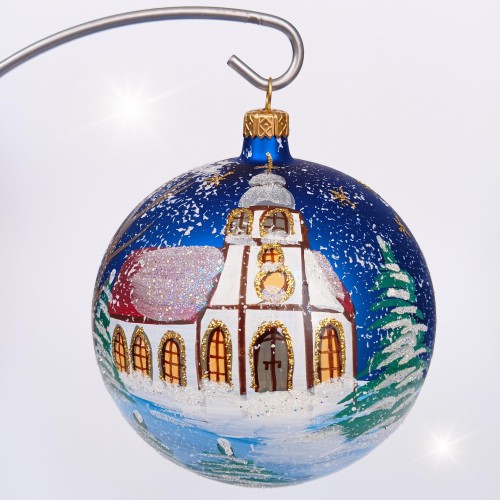 Bombka szklana WIDOK NR 7 10cm