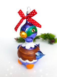 Bombka szklana KACZKA DZIWACZKA 1 szt