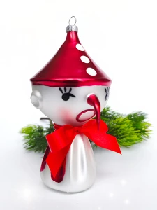 Bombka szklana PINOKIO/PAJACYK skrzat Mikołaj   1 szt