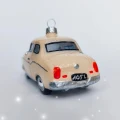 Bombka szklana SYRENKA KREMOWA auto pojazd samochód
