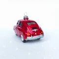 Bombka szklana WARSZAWA M20 CZERWONA auto