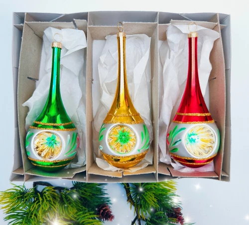 Bombki szklane MACZUGI Z REFLEKTOREM