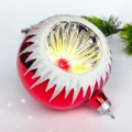 Bombka szklana reflektor okrągła zęby