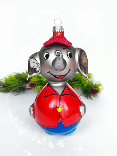 Bombka szklana SŁOŃ