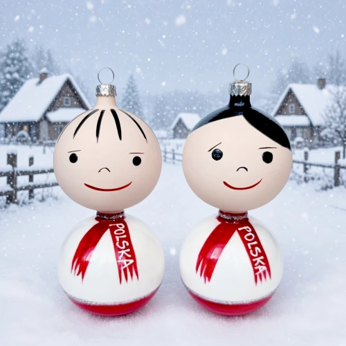 Bombki szklane BOLEK I LOLEK