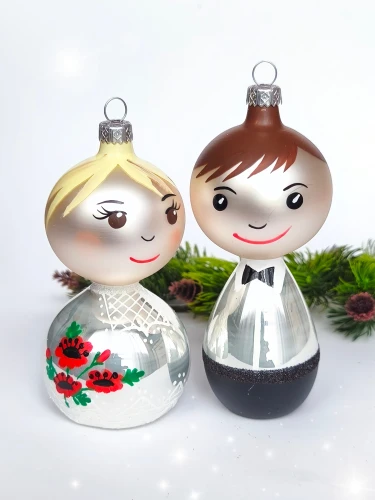 Bombki szklane PARA MŁODYCH