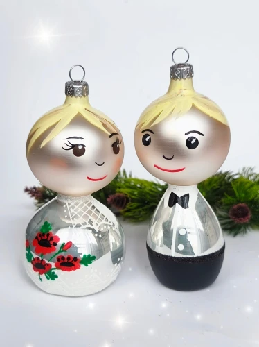 Bombki szklane PARA MŁODYCH
