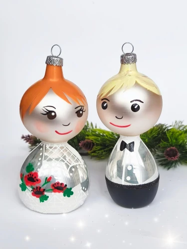 Bombki szklane PARA MŁODYCH